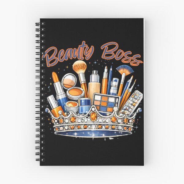 Item preview, Beauty Boss - blue and orange  designed and sold by Walkaaa Designs.
