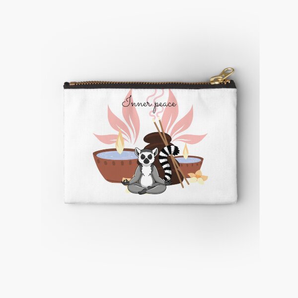 Item preview, Inner Peace – Lemur in meditation and zen atmosphere designed and sold by Unefleuralafois.