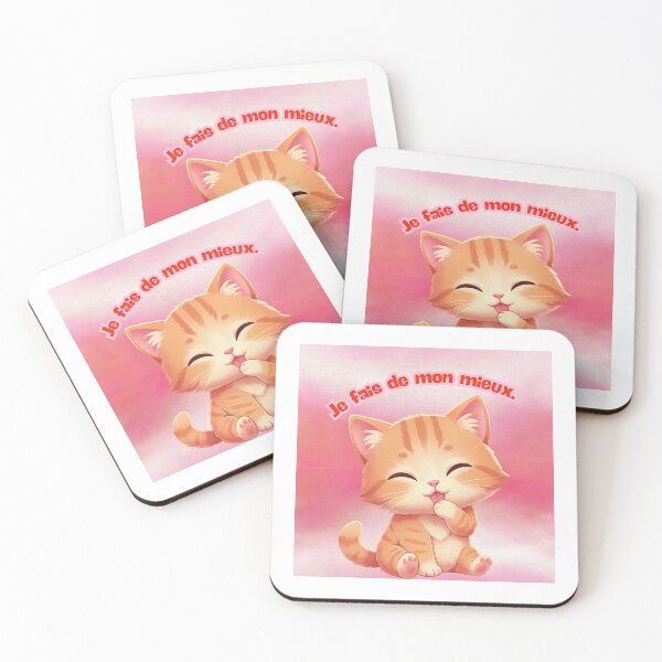 Item preview, I'm doing my best – Soothing cat against a cloudy background designed and sold by Unefleuralafois.