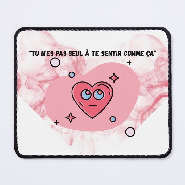 Item preview, You're not alone in feeling this way – Expressive heart and message of comfort designed and sold by Unefleuralafois.