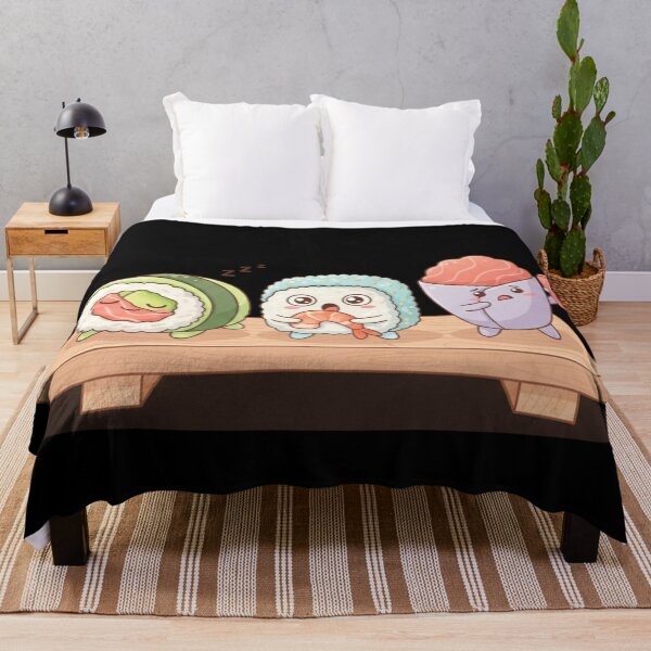 Item preview, Funny Sleepwalking Sushi – Japanese Foodie Humor Design designed and sold by Alexis Art Collection.