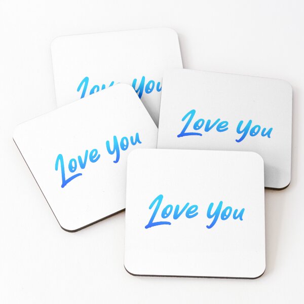 Item preview, Love You, Blue Handwritten  designed and sold by Memes N Lore .
