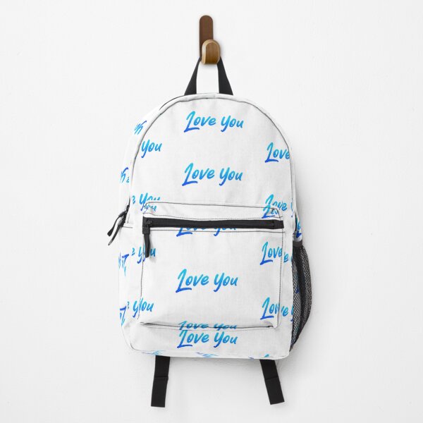 Item preview, Love You, Blue Handwritten designed and sold by Memes N Lore .