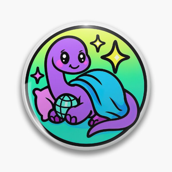 Artikelvorschau, Niedlicher Brontosaurus, Brontosaurus süß, Kunst im Y2K-Stil entworfen und verkauft von graphic-genie.