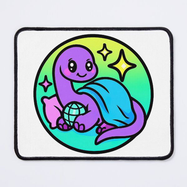 Item preview, Cute Brontosaurus, Brontosaurus Cute, Y2k Style Art designed and sold by graphic-genie.
