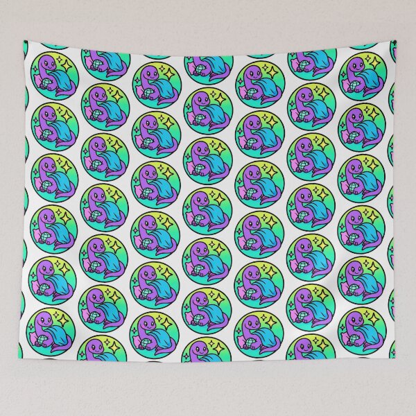 Item preview, Cute Brontosaurus, Brontosaurus Cute, Y2k Style Art designed and sold by graphic-genie.