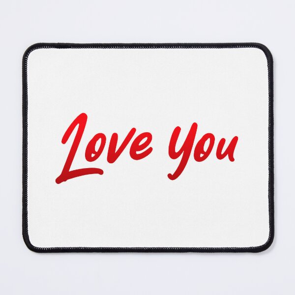 Item preview, Love You, Red Handwritten  designed and sold by Memes N Lore .