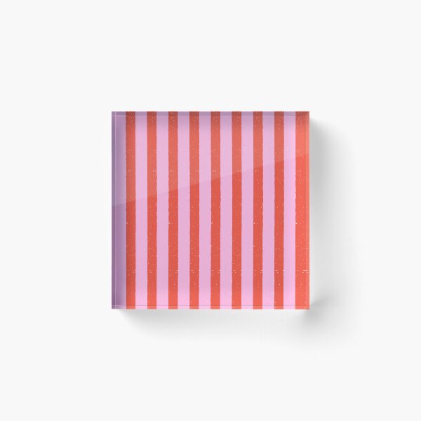 Item preview, Pink and Red minimal Vertical Stripe Pattern designed and sold by Razan Design Studio.