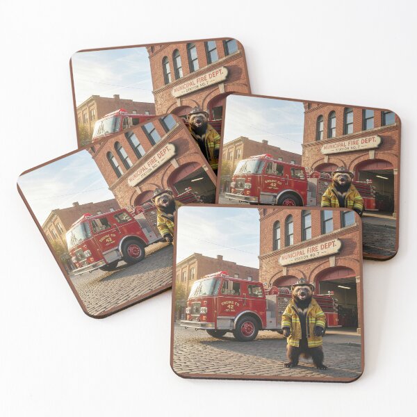 Item preview, Wolverine Fire Fighter Is Steaming Mad at Fire designed and sold by Tridentulus.