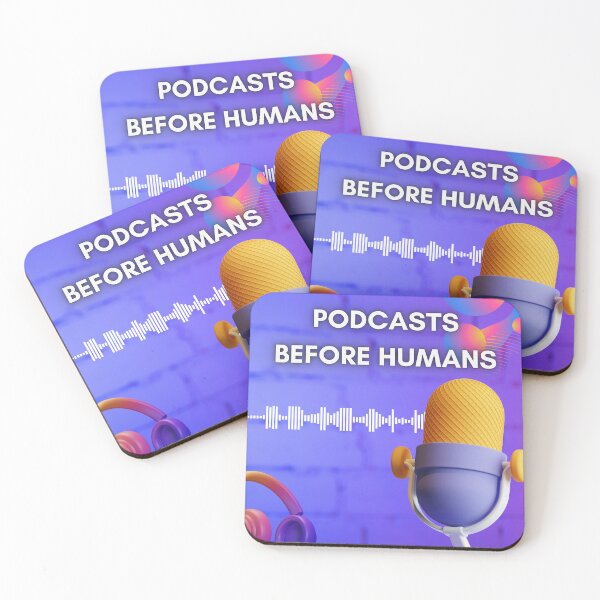 Item preview, Podcast Before Humans – Vibe Audio and Geeky designed and sold by Unefleuralafois.