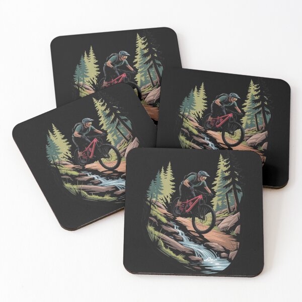 Item preview, Mountain Biking Forest Adventure: Downhill Trail designed and sold by MadeByMizo.