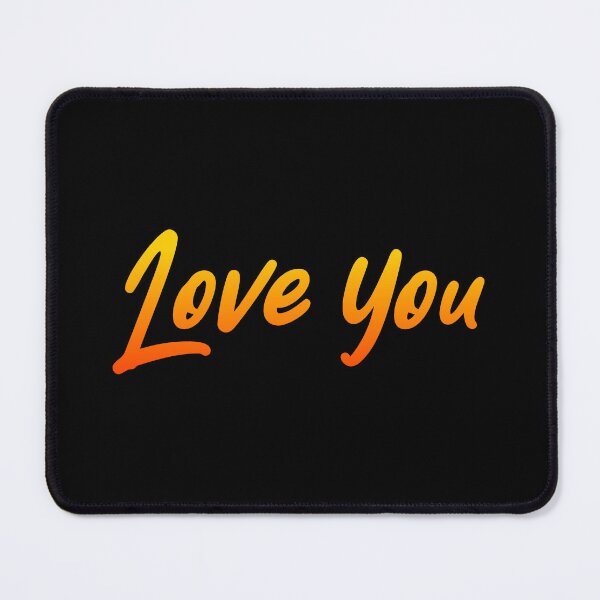 Item preview, Love You, Orange Handwritten designed and sold by Memes N Lore .