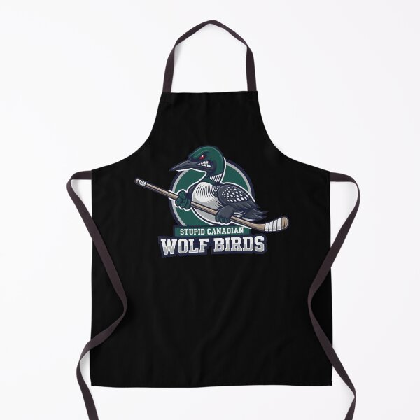Item preview, Stupid Canadian Wolf Birds Hockey designed and sold by reallyrealnow.