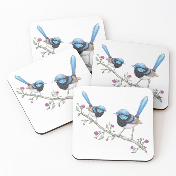 Item preview, Blue Wrens (sku #1) designed and sold by charactergirl.