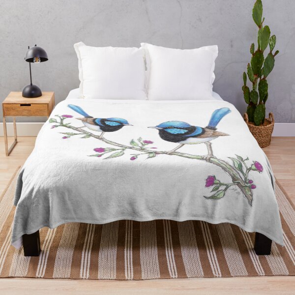 Item preview, Blue Wrens (sku #1) designed and sold by charactergirl.