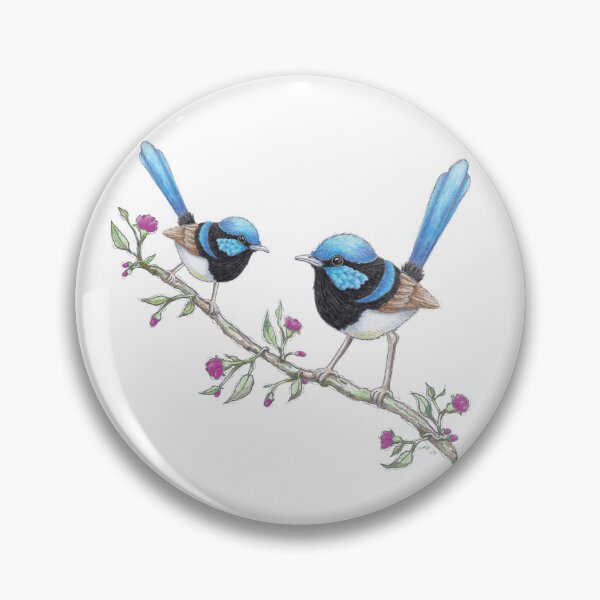 Item preview, Blue Wrens (sku #1) designed and sold by charactergirl.
