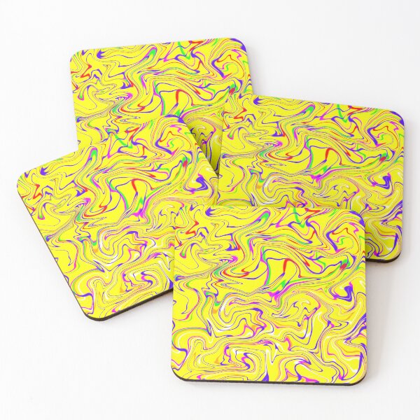Item preview, Yellow abstract painting designed and sold by Newrealis.