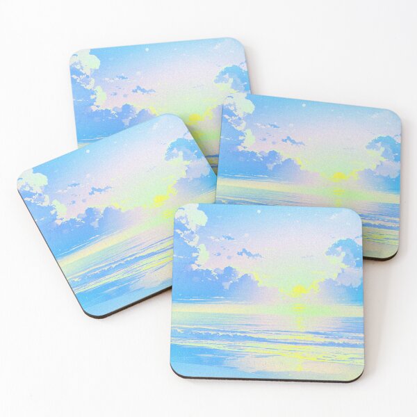 Item preview, Cool Beach background sticker designed and sold by DesignPMG.