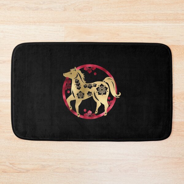 Item preview, Year of the Horse 2026 | Happy Chinese New Year | Lunar New Year | Gold and Red Firehorse designed and sold by StarryHeavens.