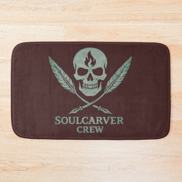 Item preview, Soulcarver Crew Skull and Quills Logo designed and sold by Srezolo.