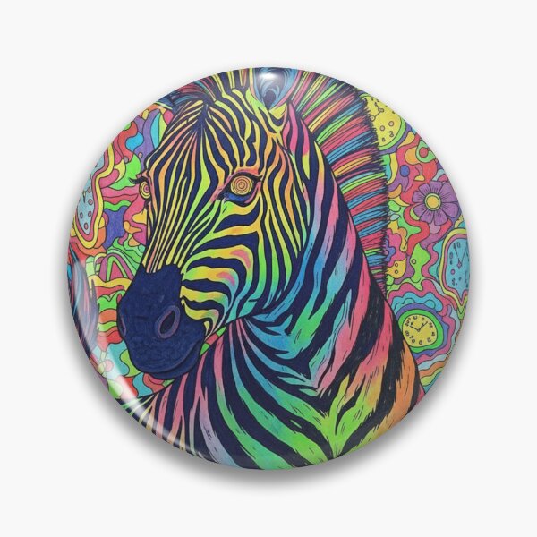Artikelvorschau, psychedelisches Zebra entworfen und verkauft von RobertoBL.