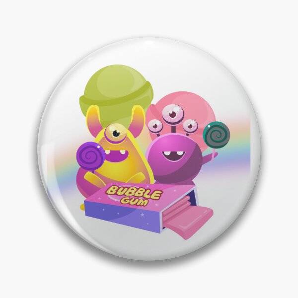 Item preview, Sweet Monsters – Joy and Bubble Gum designed and sold by Unefleuralafois.
