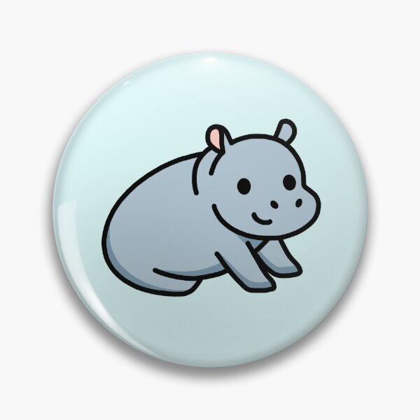 Item preview, Hippo designed and sold by littlemandyart.