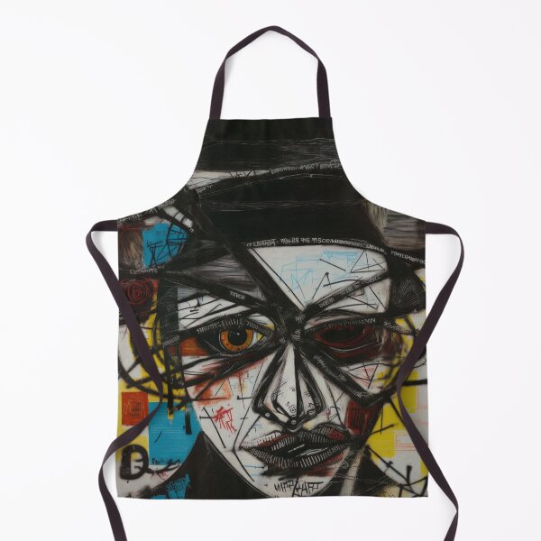 Item preview, Geometric Soul Shatter - Avant-Garde Abstract Portrait designed and sold by Slow Morning Art.