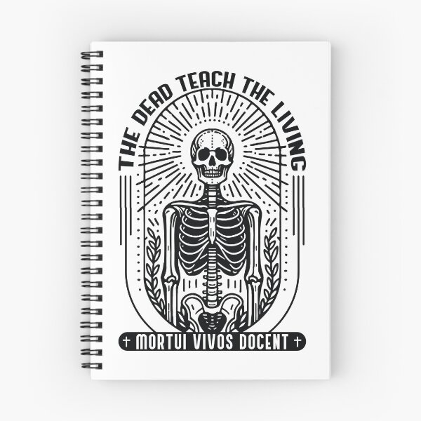Item preview, Pathology Forensics Latin Saying Skeleton Art designed and sold by Carl's Clothing.