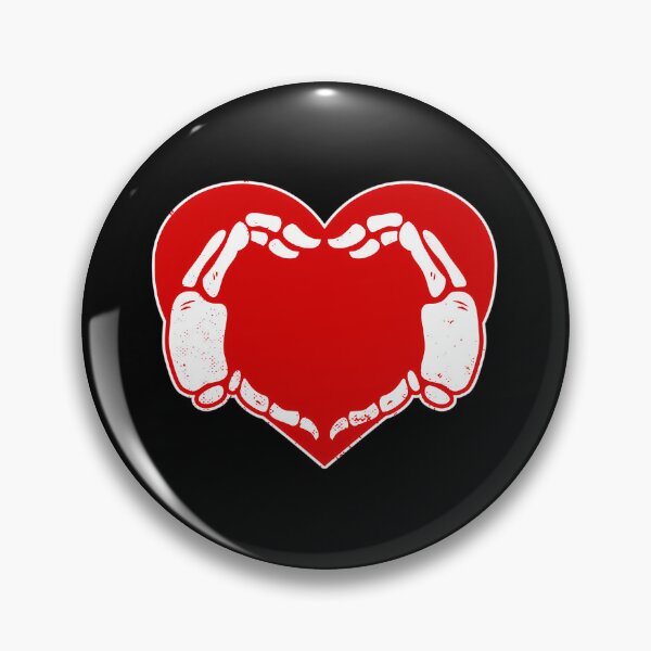 Item preview, Skeletal Hands Heart Gothic Valentine Red designed and sold by ytrgpbqutg53.