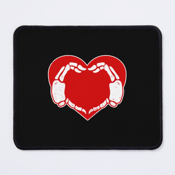 Item preview, Skeletal Hands Heart Gothic Valentine Red designed and sold by ytrgpbqutg53.