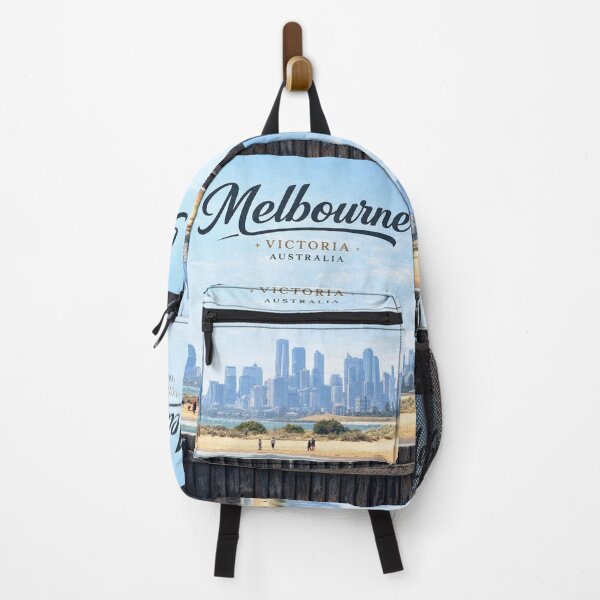 Item preview, Melbourne Skyline from Brighton Beach designed and sold by SmashedApples.
