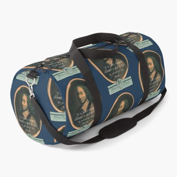 Item preview, Blaise Pascal quote: “It is man's natural sickness to believe that he possesses the Truth.” designed and sold by artbleed.