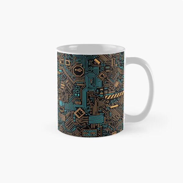 Item preview, Neon Circuit Blueprint designed and sold by Kaleidoscope Print.