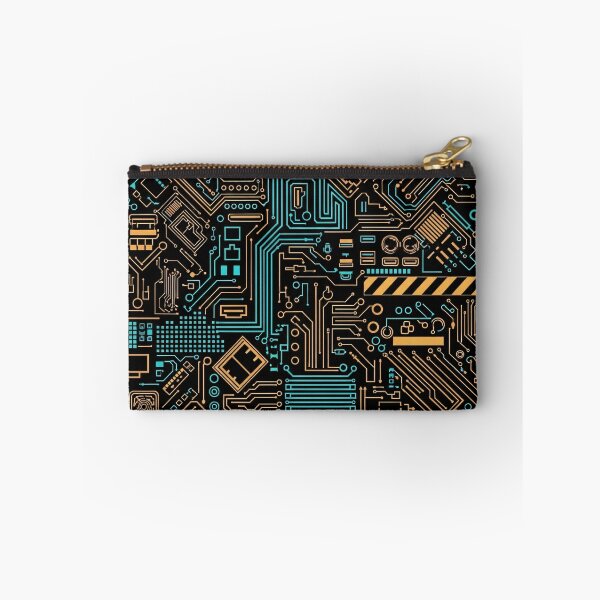 Item preview, Neon Circuit Blueprint designed and sold by Kaleidoscope Print.