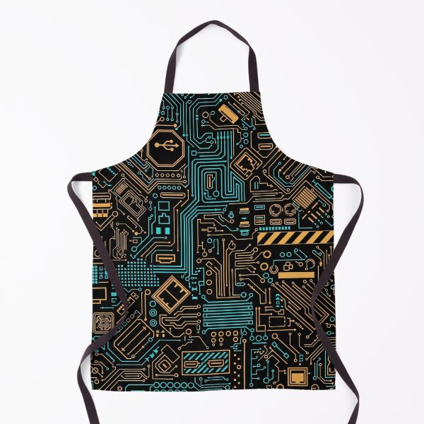 Item preview, Neon Circuit Blueprint designed and sold by Kaleidoscope Print.
