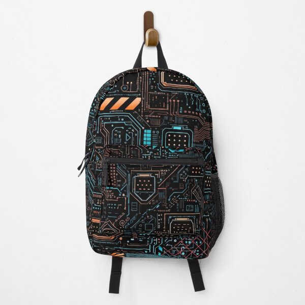 Item preview, Cyber Circuit Grid designed and sold by Kaleidoscope Print.