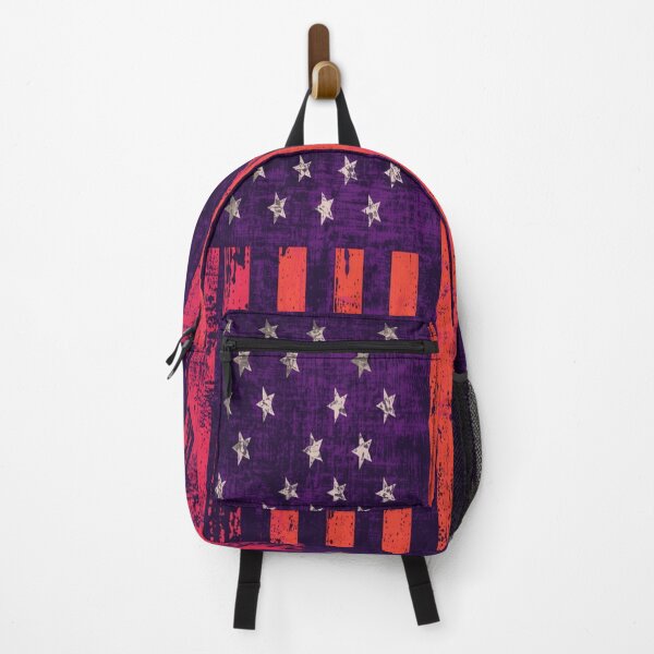 Item preview, Red & Purple Grunge American Flag designed and sold by darkzak.