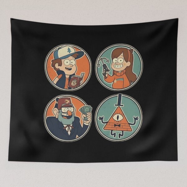 Item preview, mystery shack cartoon designed and sold by vicobook.