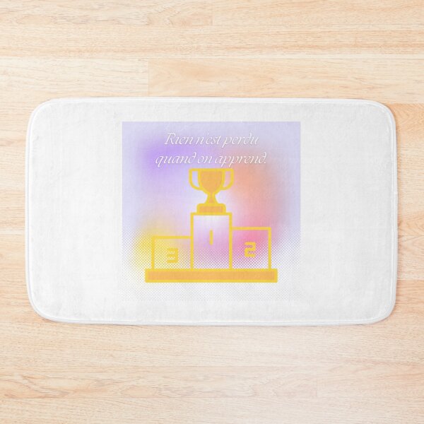 Item preview, Nothing is lost when you learn – Podium and trophy | Gentle and motivating illustration designed and sold by Unefleuralafois.