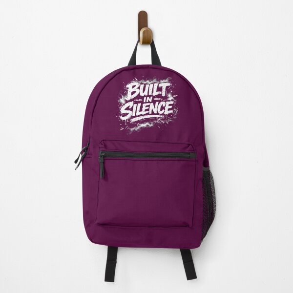 Item preview, Built in Silence – Gritty Motivational Quote Typography designed and sold by SoftMintDesigns.