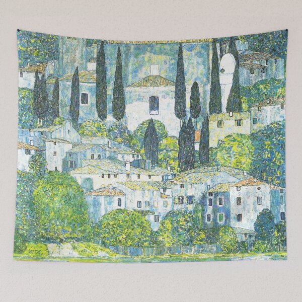 Item preview, HD. Church in Cassone, by Gustav Klimt . HIGH DEFINITION designed and sold by MINDTHECHERRY.
