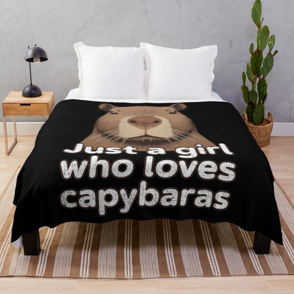 Item preview, Cute Capybara Face Girl T-Shirt designed and sold by LarryMBrown.