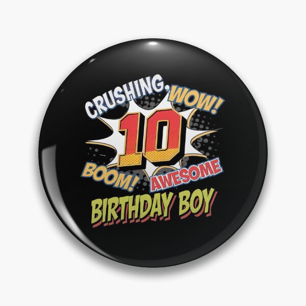 Item preview, 10th Birthday Kids Comic Style Kids Boys 10 Year Old designed and sold by angolinnArt.
