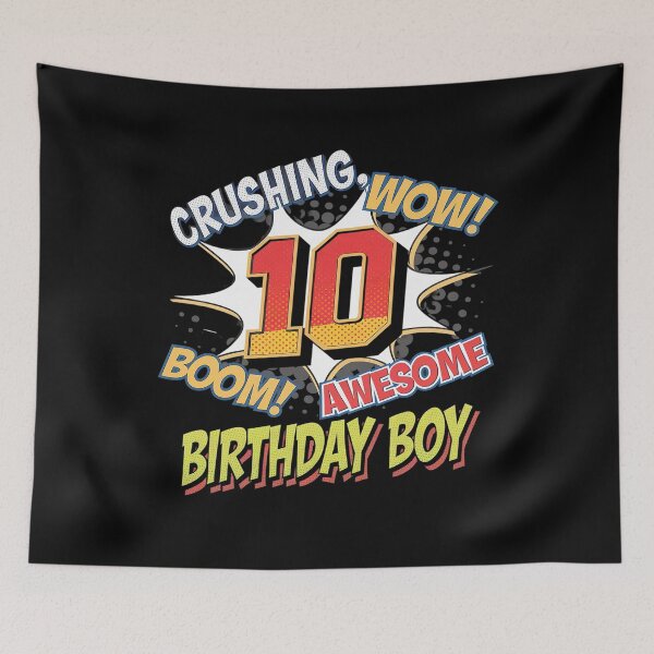 Item preview, 10th Birthday Kids Comic Style Kids Boys 10 Year Old  designed and sold by angolinnArt.