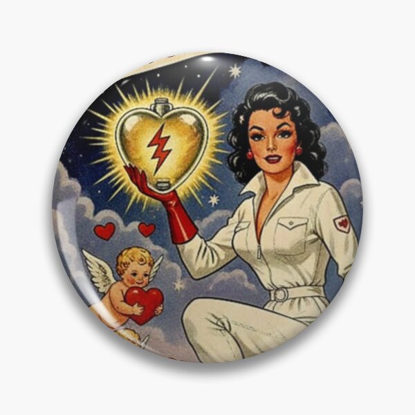 Item preview, You Power My Heart Drive: Retro Rocket Valentine designed and sold by Art's Diner.