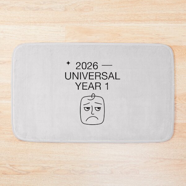 Item preview, 2026 Universal Year 1 Funny Tired Face Numerology Art designed and sold by SplashTastic.