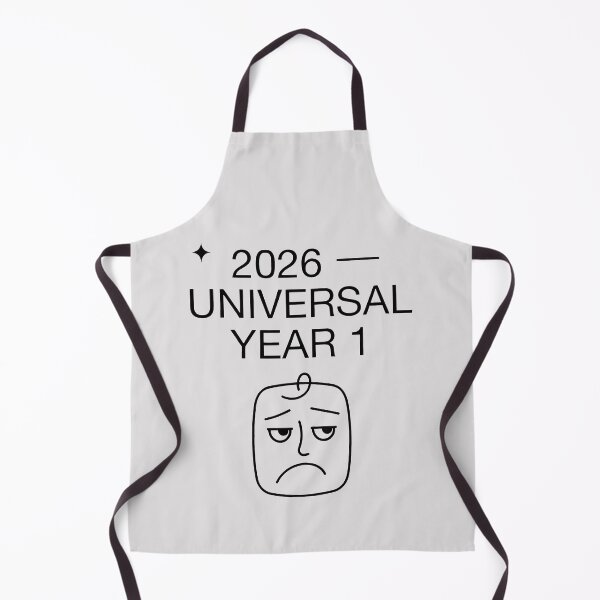 Item preview, 2026 Universal Year 1 Funny Tired Face Numerology Art designed and sold by SplashTastic.