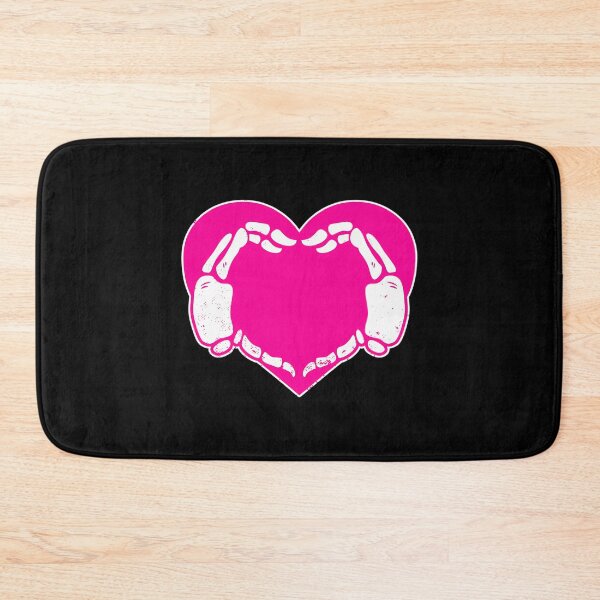 Item preview, Skeletal Hands Heart Gothic Valentine Pink designed and sold by ytrgpbqutg53.