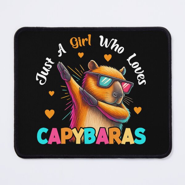 Item preview, Funny Dabbing Capybara Girl T-Shirt designed and sold by LarryMBrown.